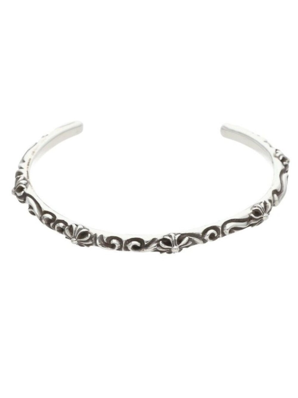 Chrome Hearts Bangle Sbt Band Silver Bracelet
